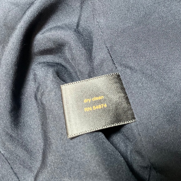 Outback Red by The Limited Blazer Jacket Navy and Green stripe 3/4 sleeve NWT - Picture 9 of 12